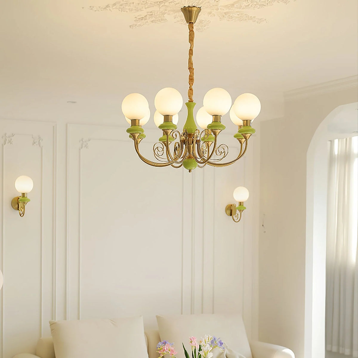 Chandelier | Modern Artistic Glass & Metal Design