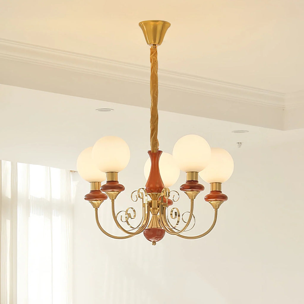 Chandelier | Modern Artistic Glass & Metal Design