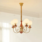 Chandelier | Modern Artistic Glass & Metal Design