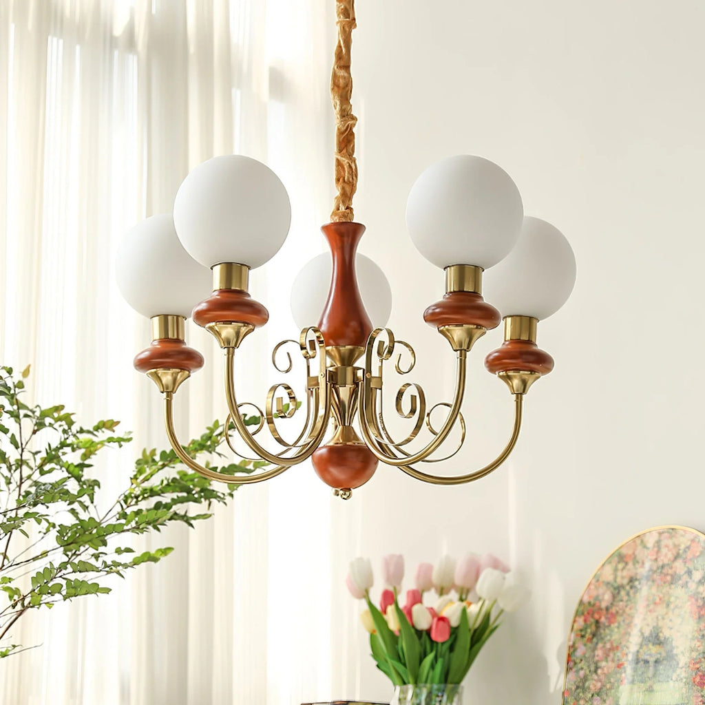 Chandelier | Modern Artistic Glass & Metal Design