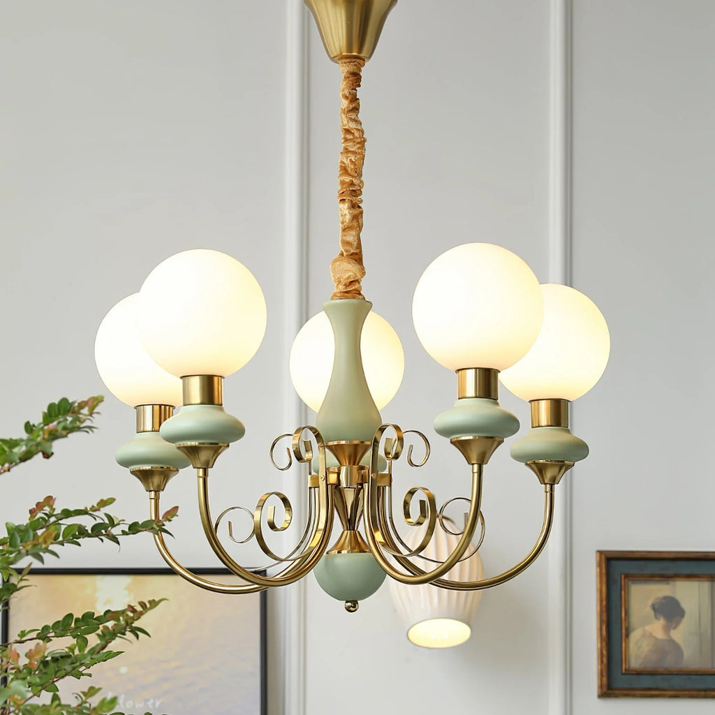 Chandelier | Modern Artistic Glass & Metal Design