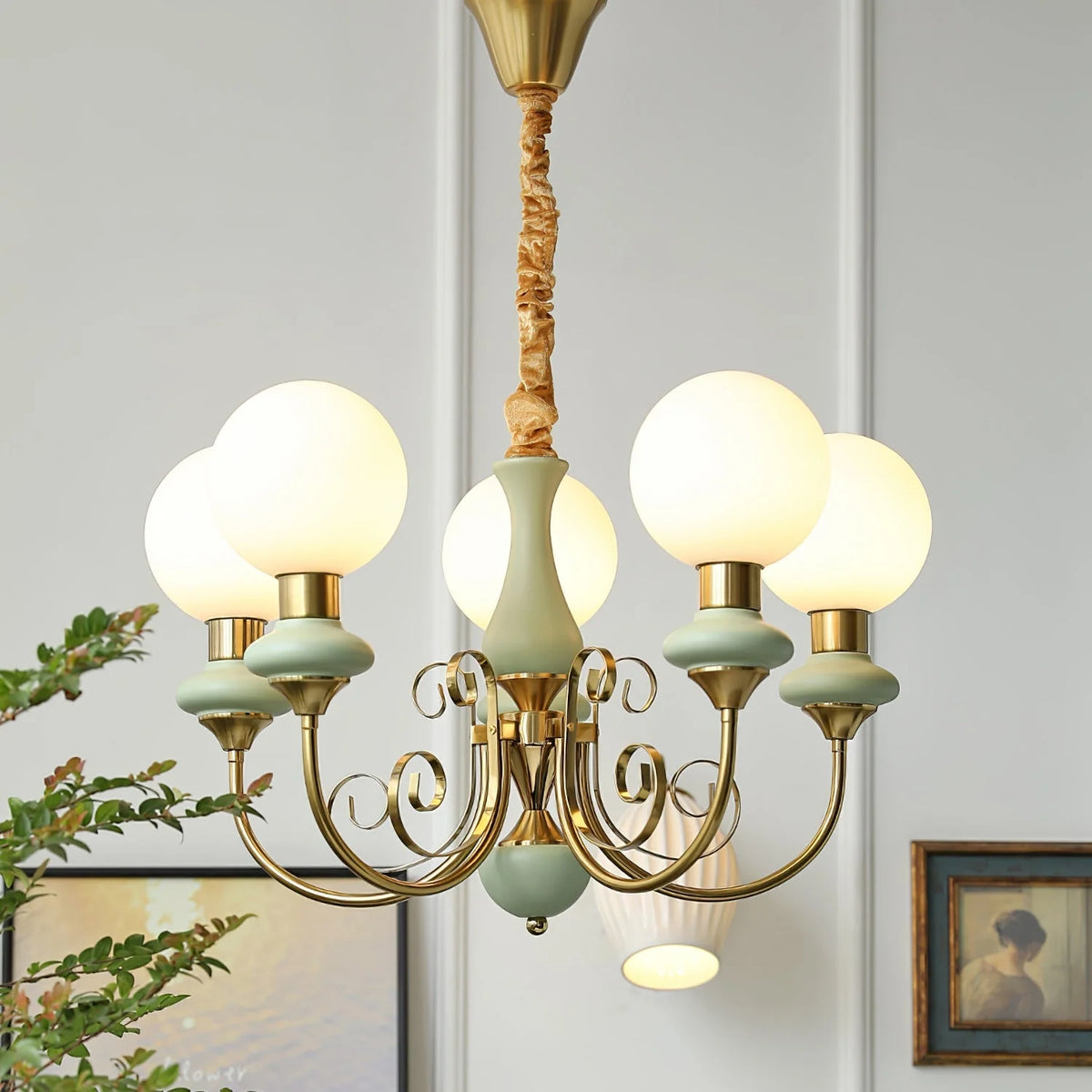 Chandelier | Modern Artistic Glass & Metal Design