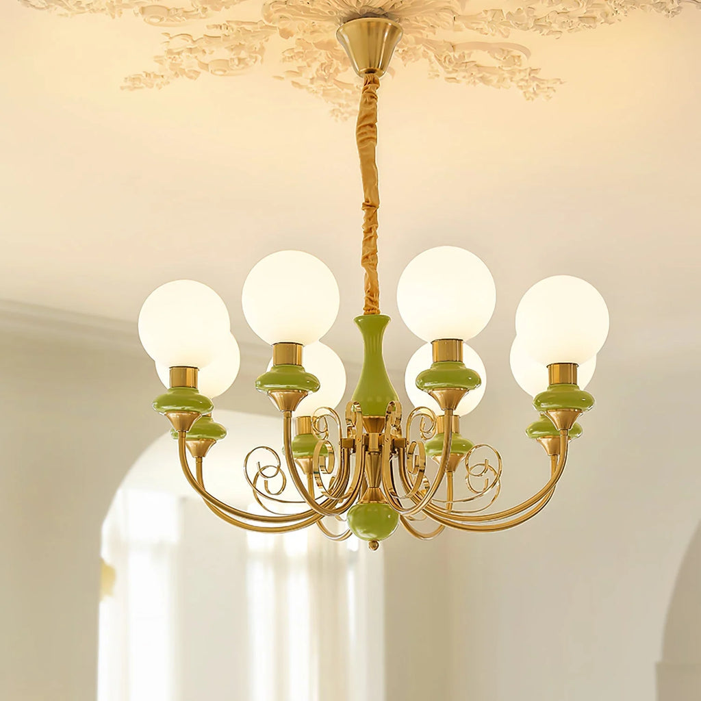 Chandelier | Modern Artistic Glass & Metal Design
