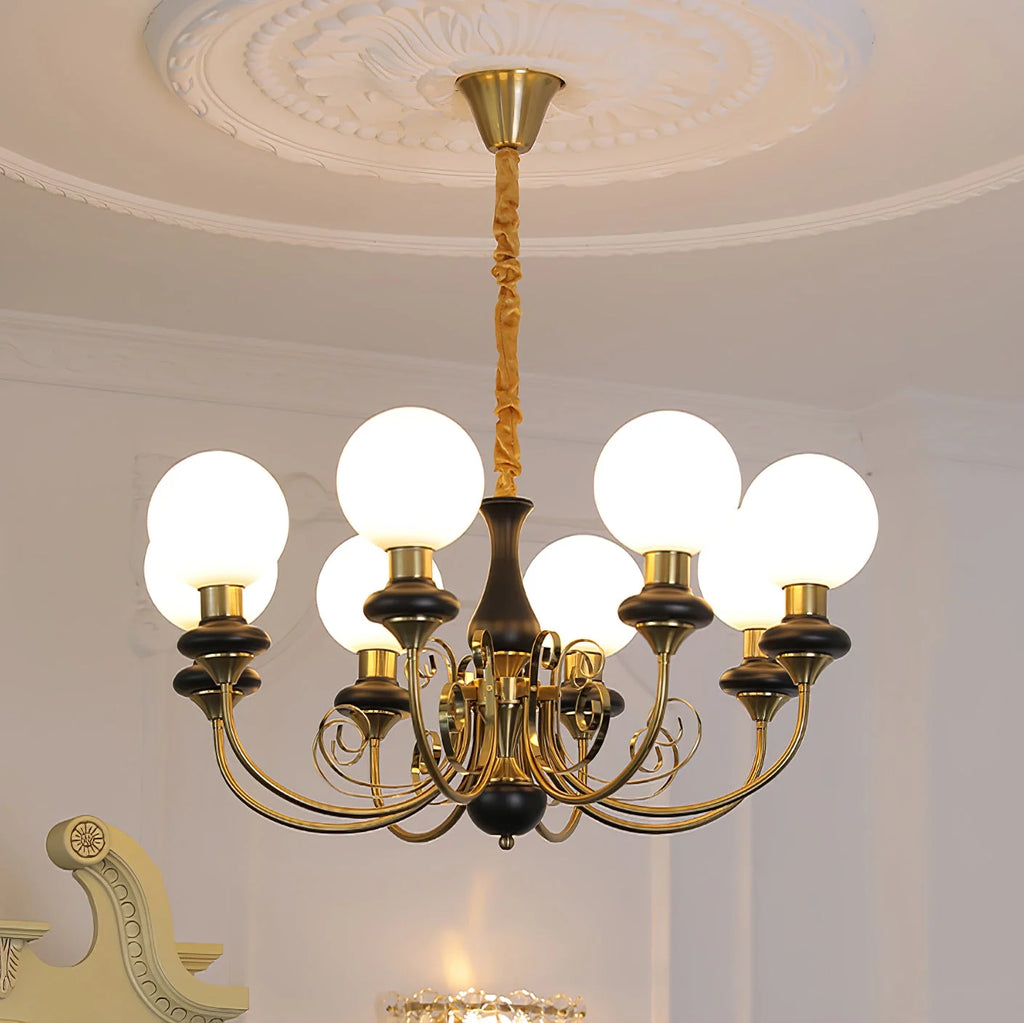 Chandelier | Modern Artistic Glass & Metal Design