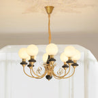 Chandelier | Modern Artistic Glass & Metal Design