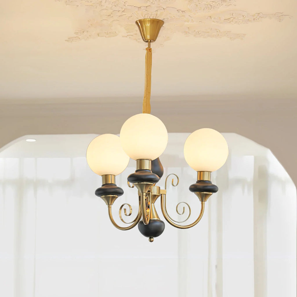 Chandelier | Modern Artistic Glass & Metal Design