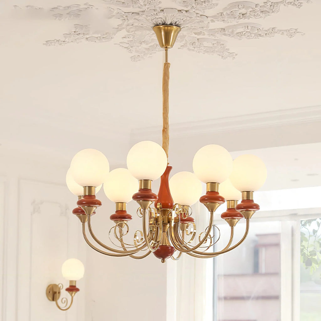 Chandelier | Modern Artistic Glass & Metal Design