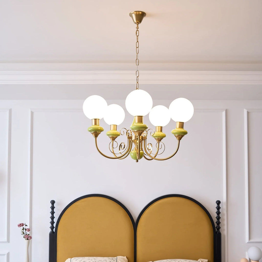 Chandelier | Modern Artistic Glass & Metal Design