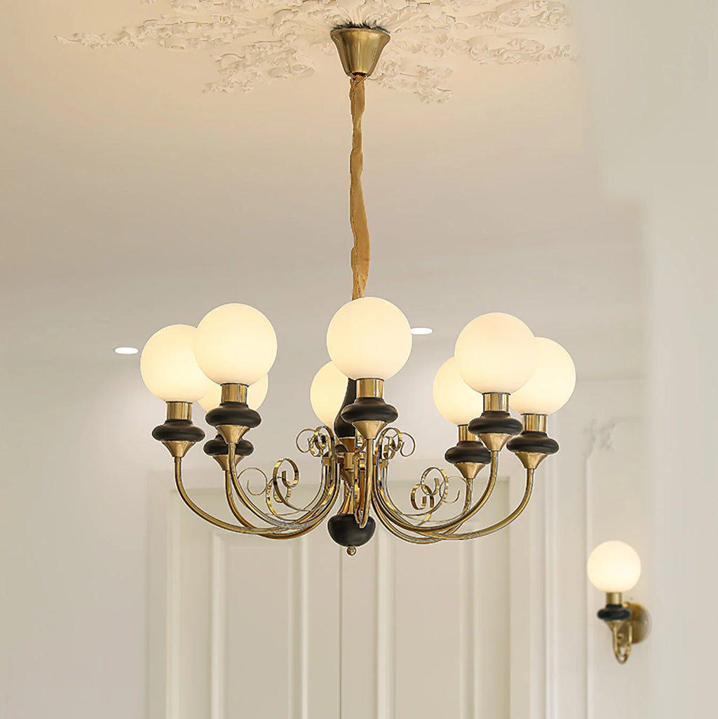 Chandelier | Modern Artistic Glass & Metal Design