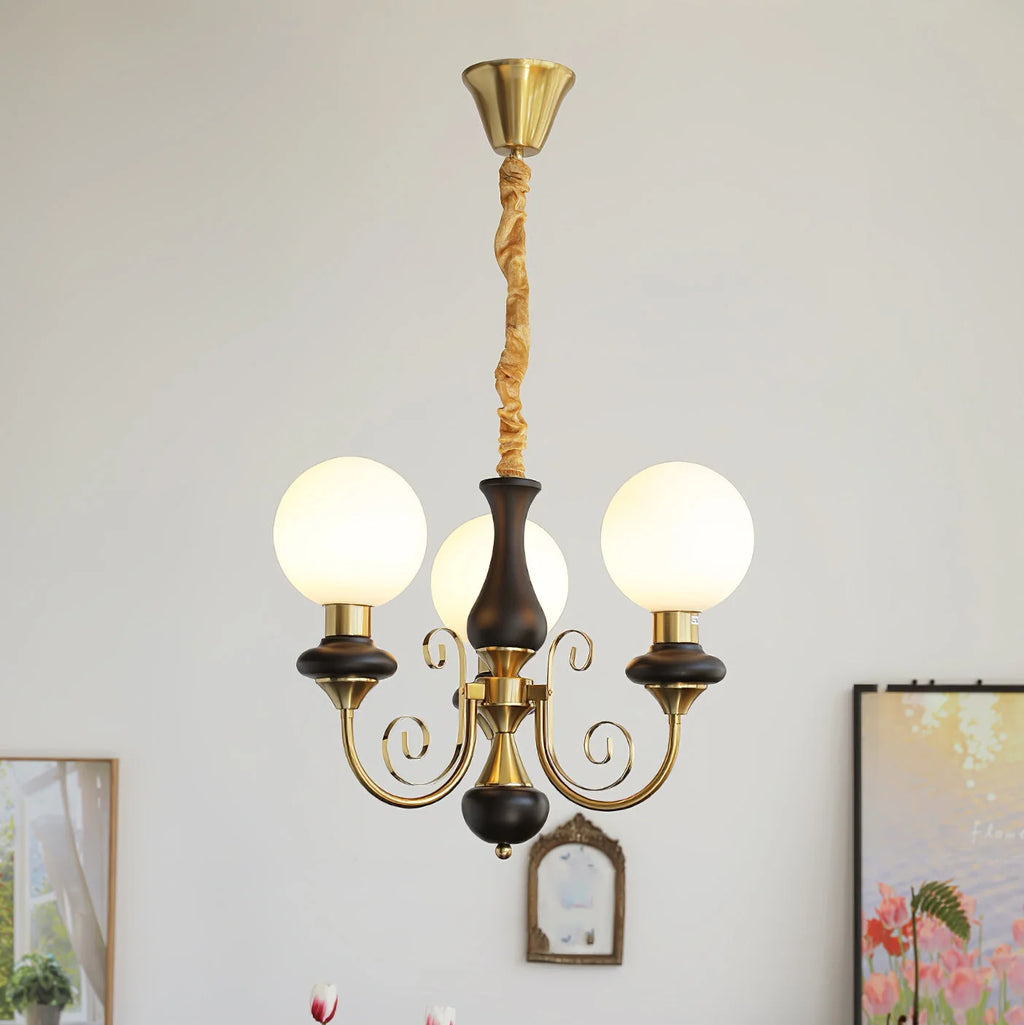 Chandelier | Modern Artistic Glass & Metal Design