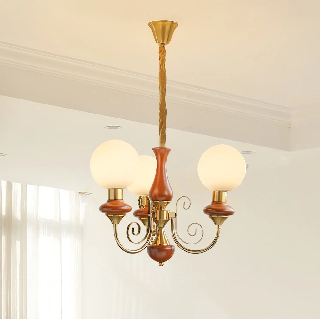 Chandelier | Modern Artistic Glass & Metal Design