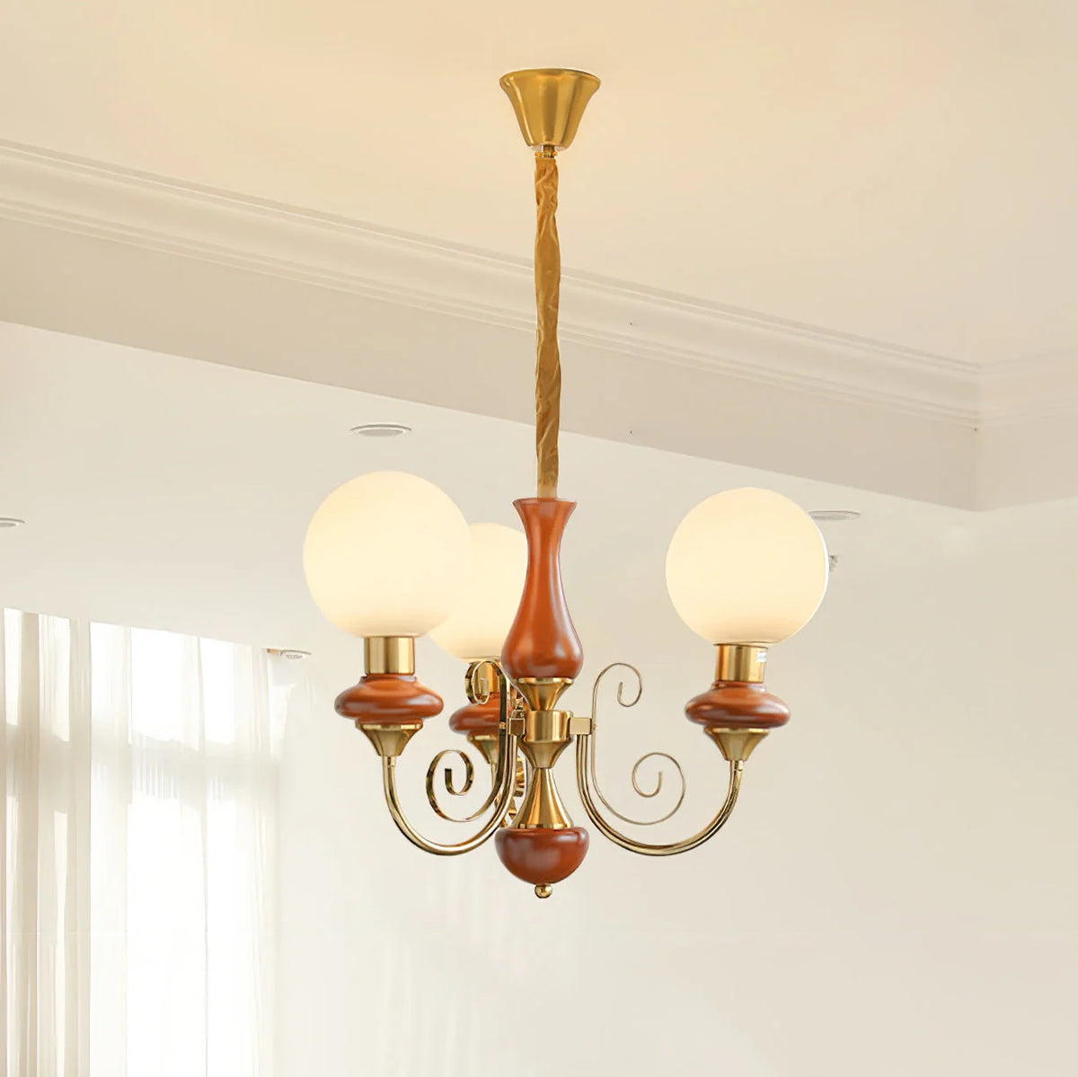 Chandelier | Modern Artistic Glass & Metal Design