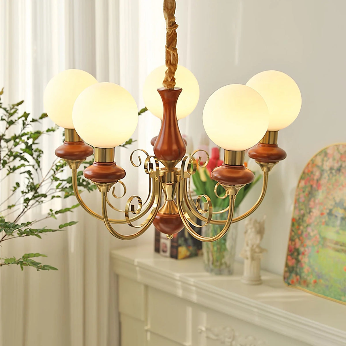 Chandelier | Modern Artistic Glass & Metal Design