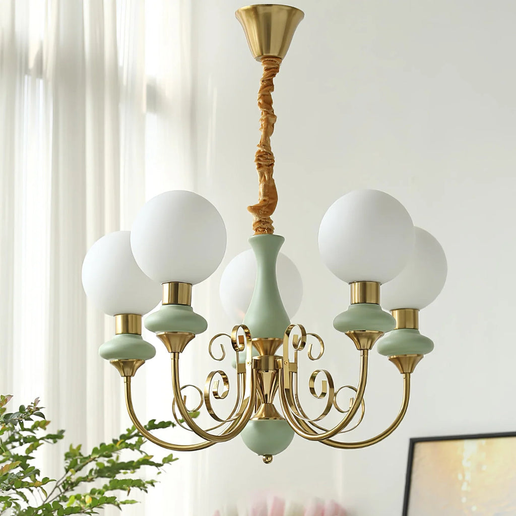 Chandelier | Modern Artistic Glass & Metal Design