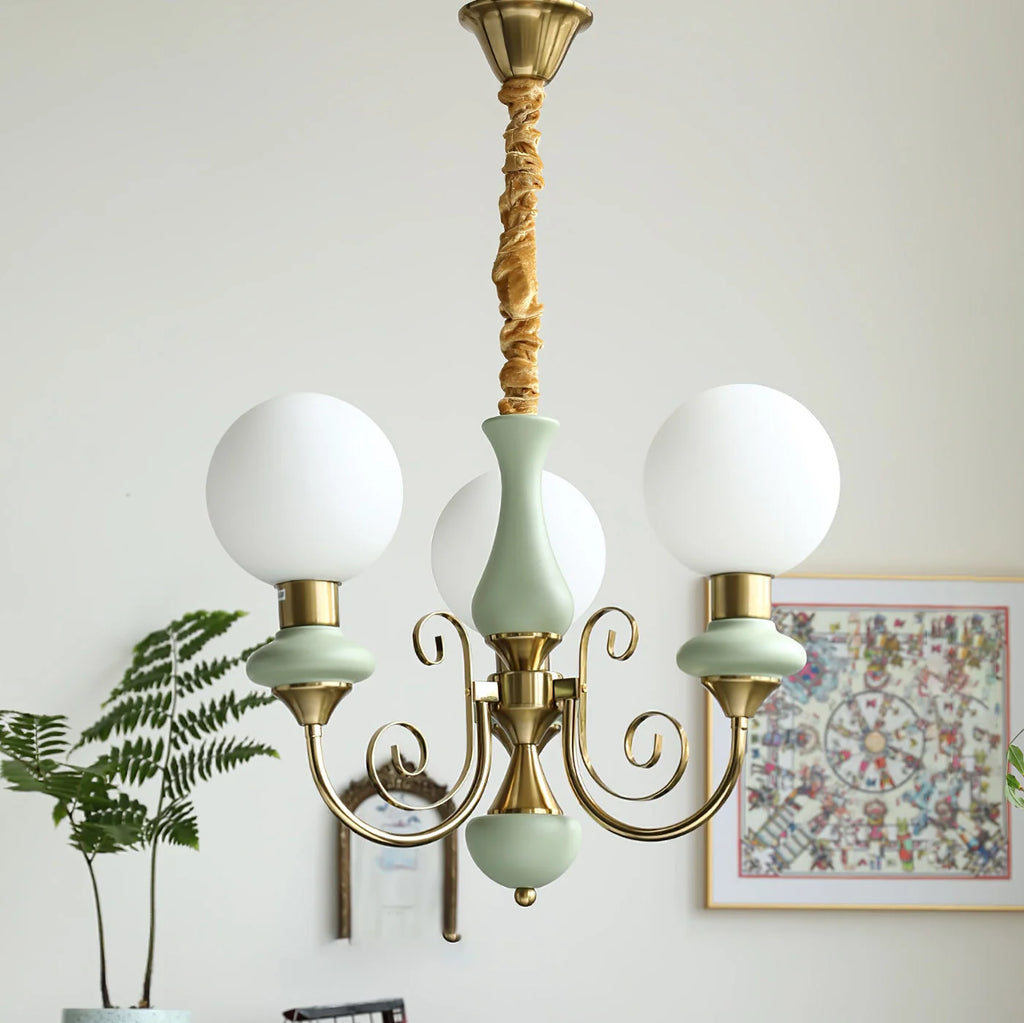 Chandelier | Modern Artistic Glass & Metal Design
