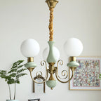 Chandelier | Modern Artistic Glass & Metal Design