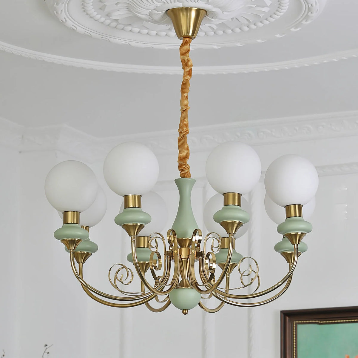 Chandelier | Modern Artistic Glass & Metal Design