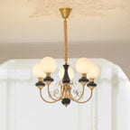 Chandelier | Modern Artistic Glass & Metal Design