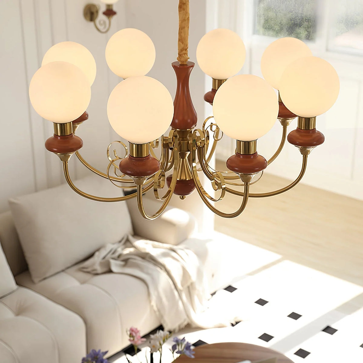 Chandelier | Modern Artistic Glass & Metal Design