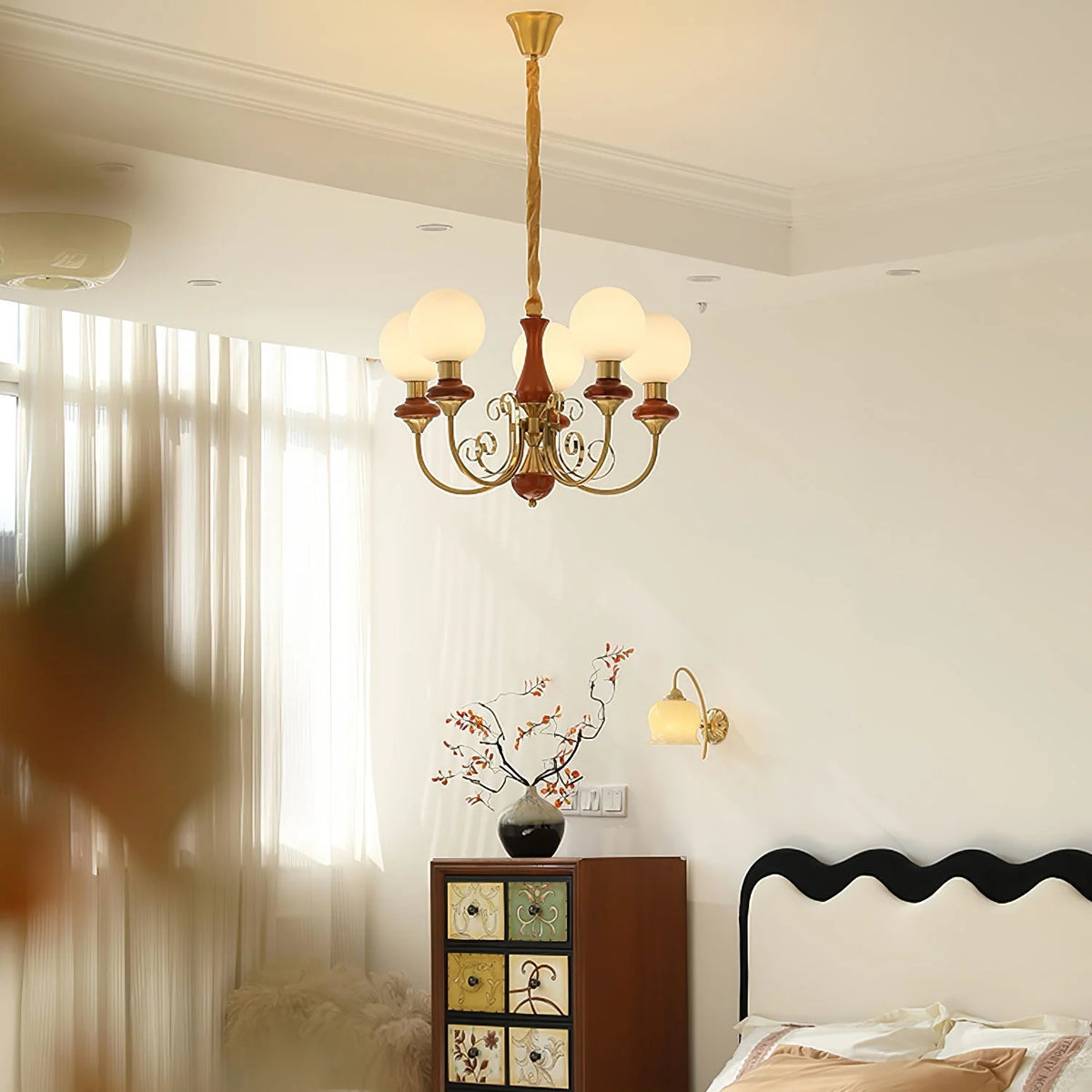 Chandelier | Modern Artistic Glass & Metal Design