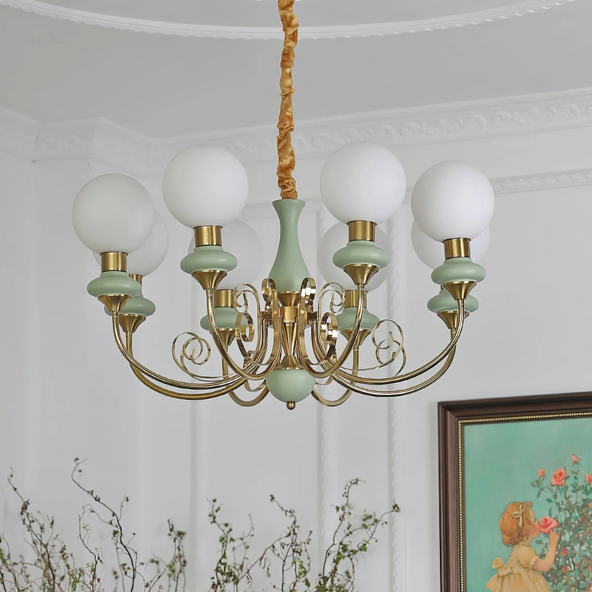 Chandelier | Modern Artistic Glass & Metal Design