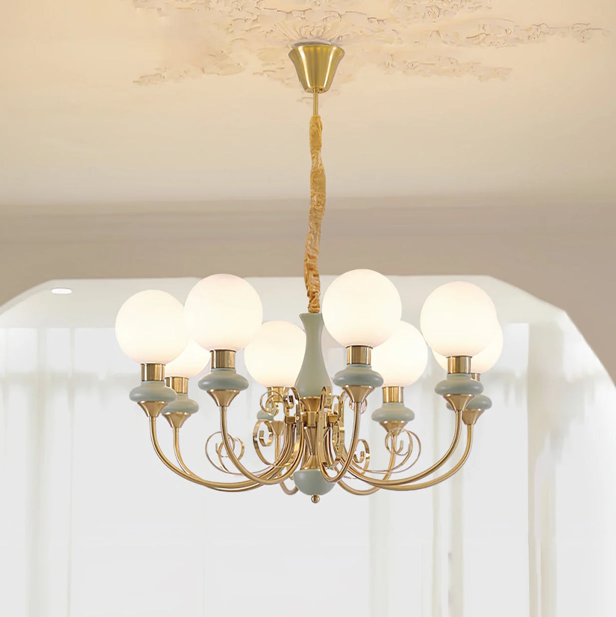 Chandelier | Modern Artistic Glass & Metal Design