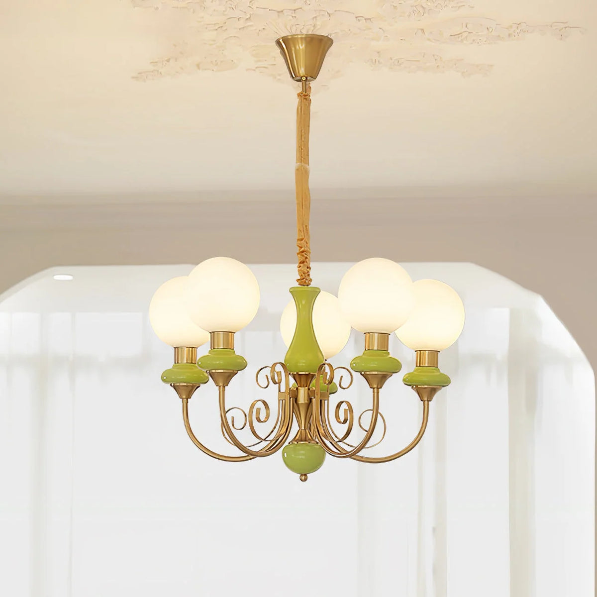 Chandelier | Modern Artistic Glass & Metal Design