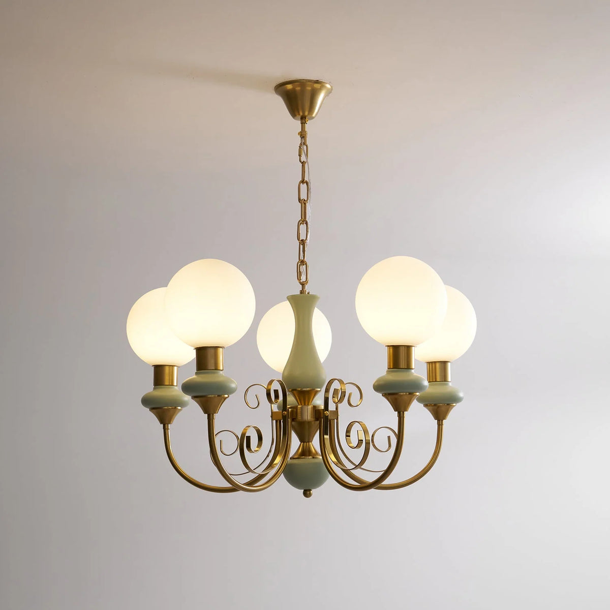 Chandelier | Modern Artistic Glass & Metal Design