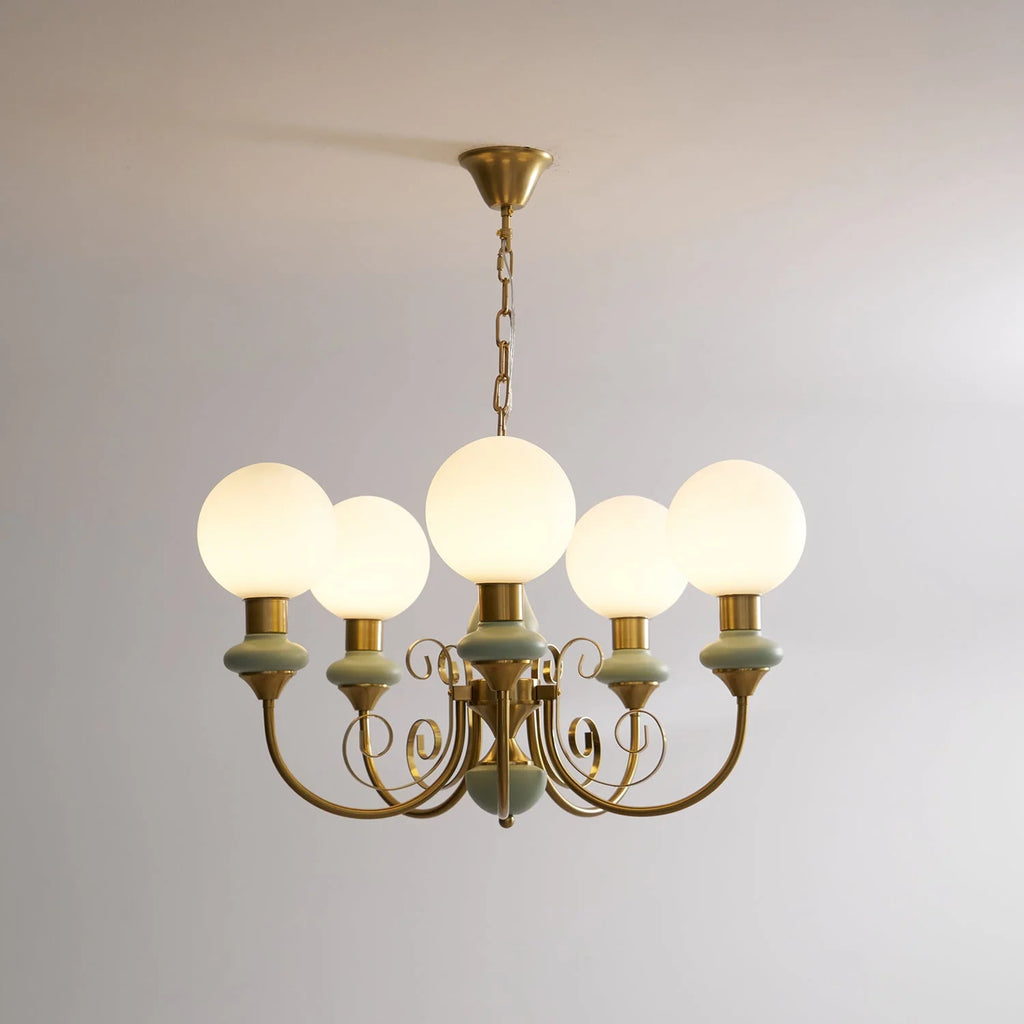 Chandelier | Modern Artistic Glass & Metal Design