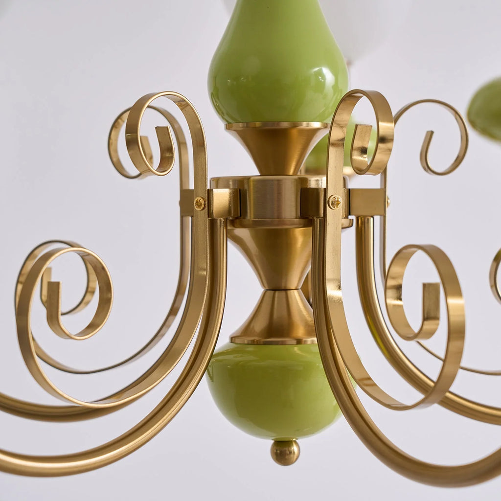Chandelier | Modern Artistic Glass & Metal Design