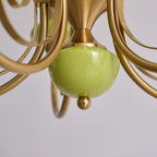 Chandelier | Modern Artistic Glass & Metal Design