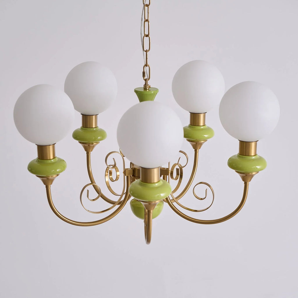 Chandelier | Modern Artistic Glass & Metal Design