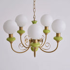 Chandelier | Modern Artistic Glass & Metal Design