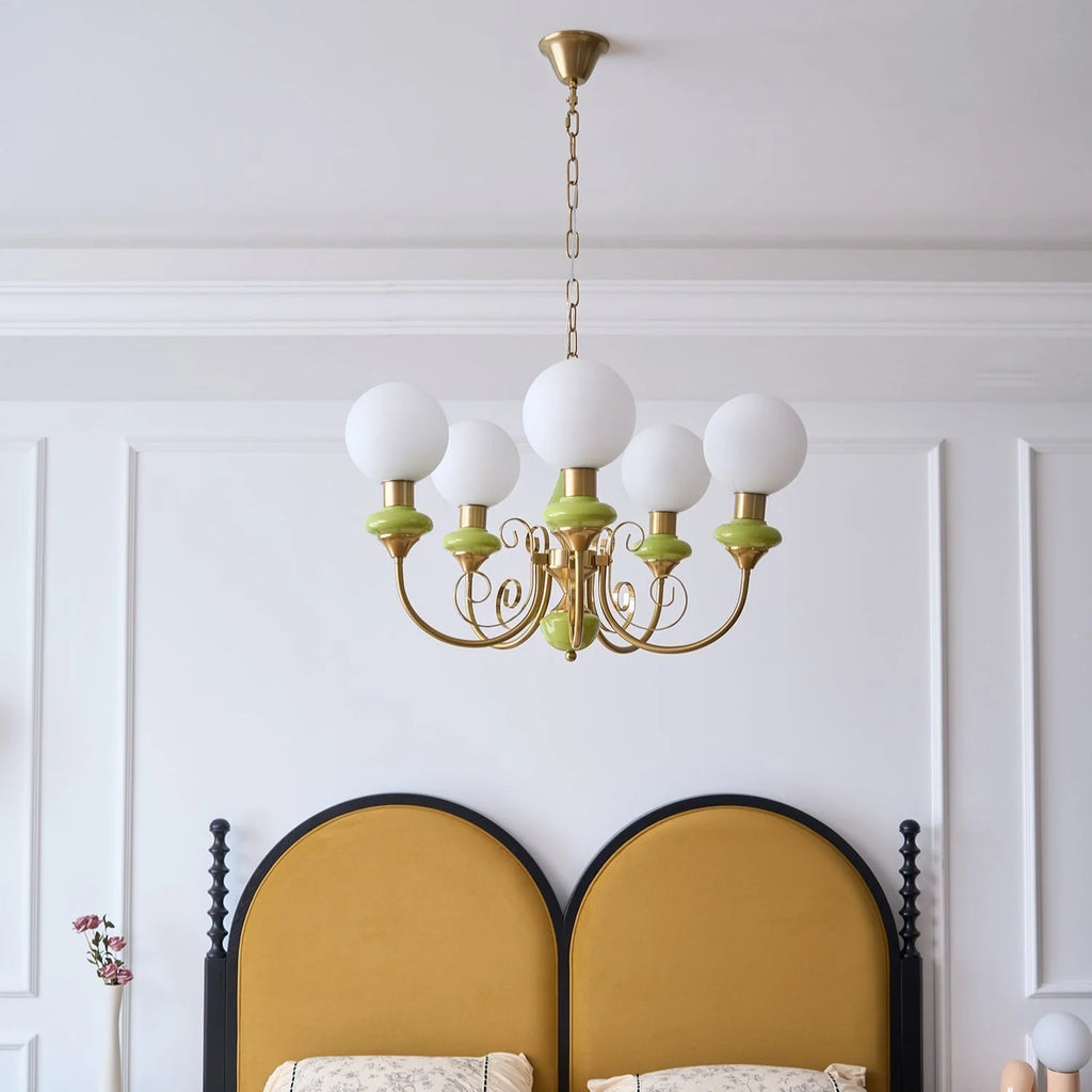 Chandelier | Modern Artistic Glass & Metal Design