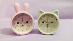 Children’s Alarm Clock | Silent & Night Light | Rabbit Design