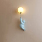 Children's Wall Lamp | Bear Balloon Design & Warm LED Included