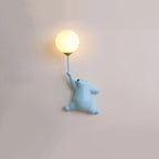 Children's Wall Lamp | Bear Balloon Design & Warm LED Included