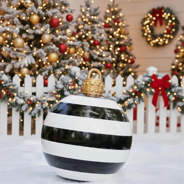 Christmas Ornament Set | Inflatable & Weather-Resistant | Set of 2, 60 cm