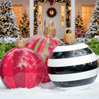 Christmas Ornament Set | Inflatable & Weather-Resistant | Set of 2, 60 cm