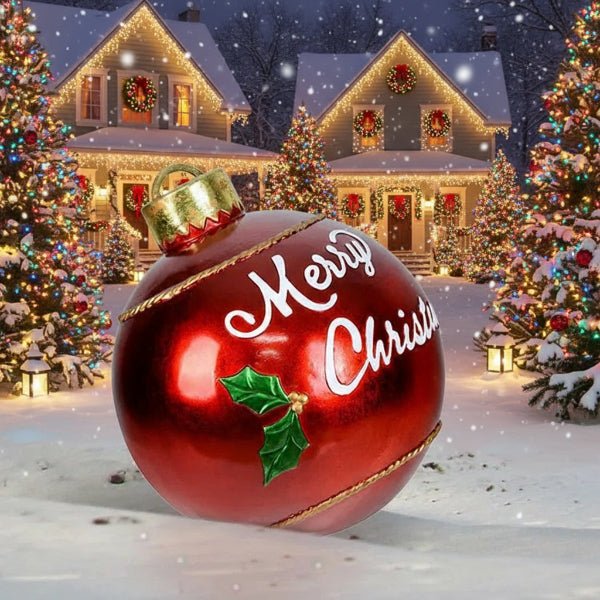 Christmas Ornament Set | Inflatable & Weather-Resistant | Set of 2, 60 cm