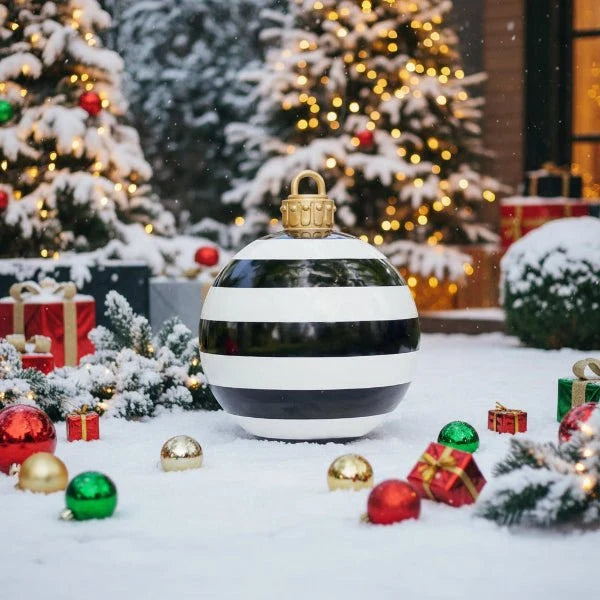 Christmas Ornament Set | Inflatable & Weather-Resistant | Set of 2, 60 cm