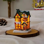 Christmas Village Set | Hand-Painted & Warm LED | 6-Piece