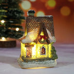 Christmas Village Set | Hand-Painted & Warm LED | 6-Piece