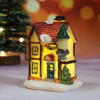 Christmas Village Set | Hand-Painted & Warm LED | 6-Piece