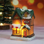 Christmas Village Set | Hand-Painted & Warm LED | 6-Piece