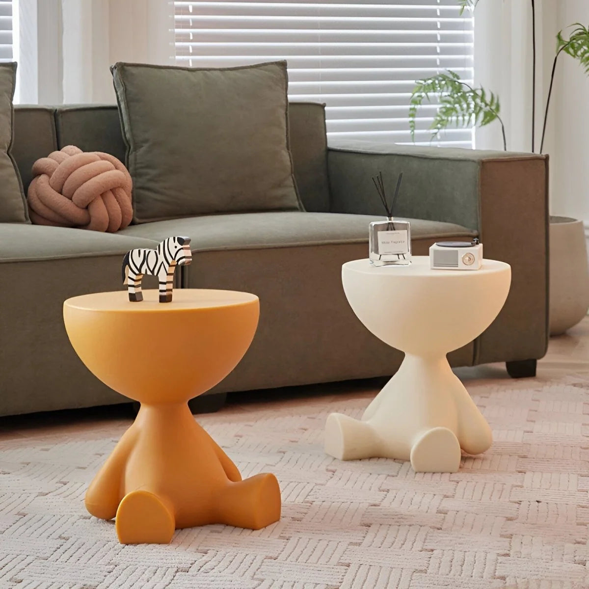 Coffee Table | Round & Space-Saving | 37 × 41 cm