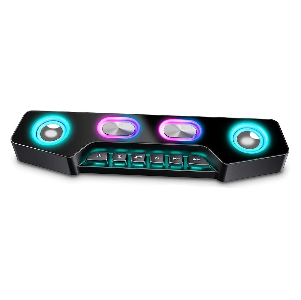Computer Speakers | Dual Drivers, Bluetooth 5.1 & RGB Lighting