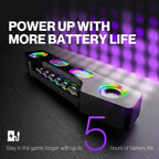 Computer Speakers | Dual Drivers, Bluetooth 5.1 & RGB Lighting