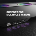 Computer Speakers | Dual Drivers, Bluetooth 5.1 & RGB Lighting