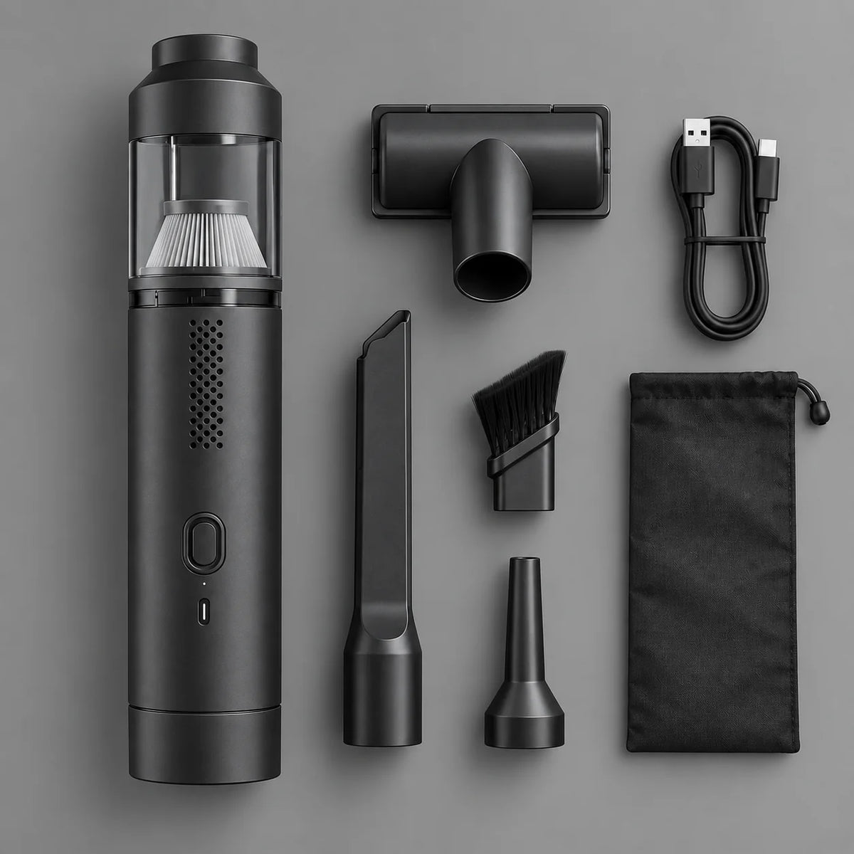 Cordless Car Vacuum | Ultra-Light Handheld & Tight-Space Nozzles